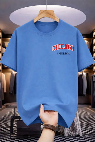 Pink Sky Premium Oversize T-Shirt 100% Βαμβάκι Unisex Άνετη Εφαρμογή Τάση Νέα...