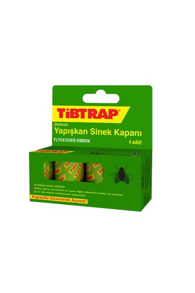 Tibtrap Yapışkan Sinek Kapanı 4 Lü