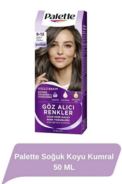 Palette 6-12 Soğuk Koyu Kumral