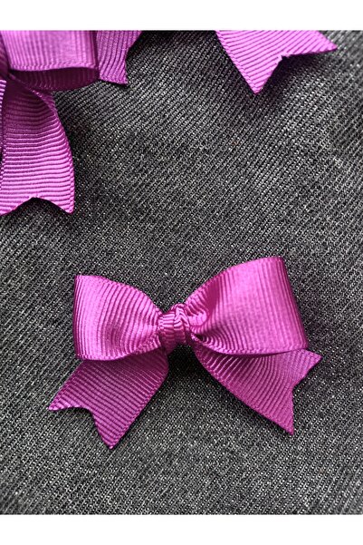 Madamera Menekşe Grogren Fiyonk Kurdele 2 cm 50 Adet, Hediye Paketleme, Süsle...