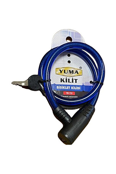Marsilyan Yuma Ym-733 Blue 65 cm Bicycle Lock Rsieg430-Cc84