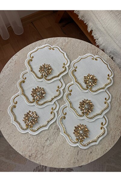 ZARİF İŞLEME Kristal taşlı sunum peçetesi