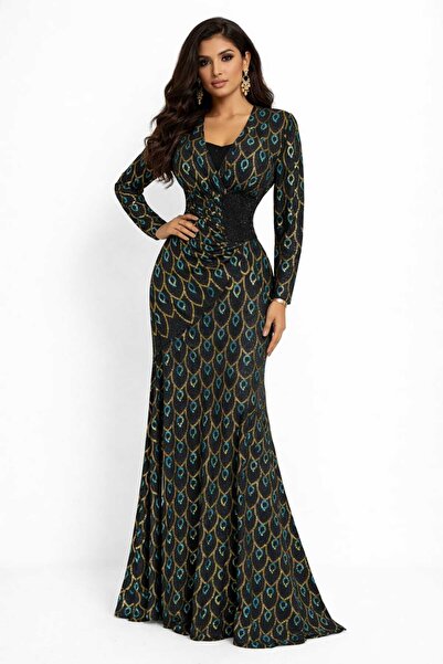 saher-alshrek High-End Black Evening Dress
