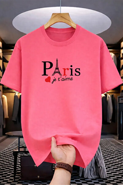 Pink Sky Premium Oversize T-Shirt 100% Cotton Unisex Comfortable Fit Trending...