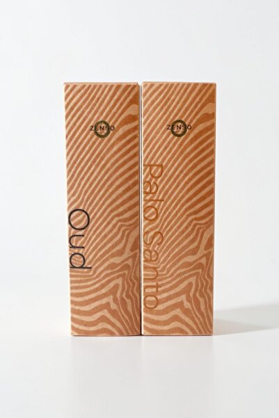Zenso Doğal Tütsü %100 Doğal Tütsü Premium 2'li Kutu Palo Santo ve Öd Ağacı, ...
