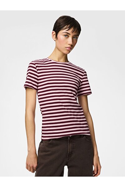 PIECES T-Shirt PCRUKA GERIPPTES