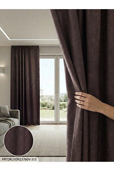 LEVENT ÖZEL PratikFon Armül Fon Perde 140x260 cm Az Işık Geçiren