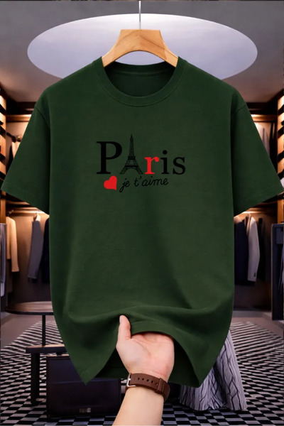 Pink Sky تي شيرت فاخر كبير الحجم 100% قطن للجنسين، مقاس مريح، موضة الموسم الجديد