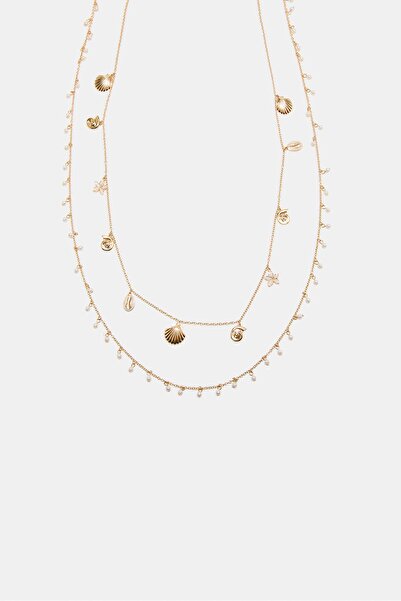 Stradivarius Mini deniz charm'lı çok yönlü kolye