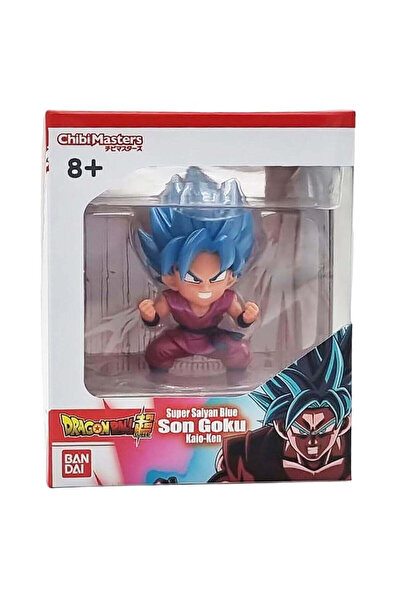 BANDAI Dragon Ball Super Super Saiyan Blue Son Goku Kaioken Figure 8 cm Chibi...