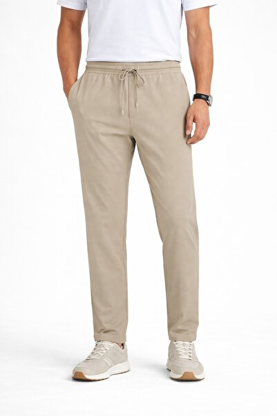 Cazador 00210 بنطلون جوجر للرجال بنطلون بيج