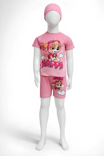 Belya Kids Wear Κοριτσίστικο χαριτωμένο μπικίνι μαγιό με στάμπα Boneli1