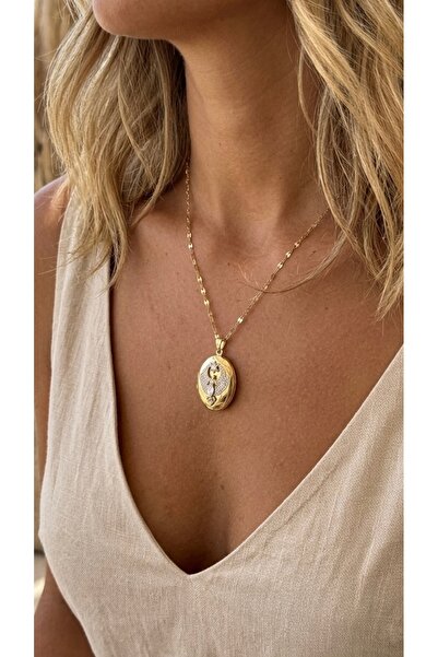 İNN JEWELLERY 316L Steel Necklace, Anti-Tarnish, Anti-Allergic, Stainless wit...