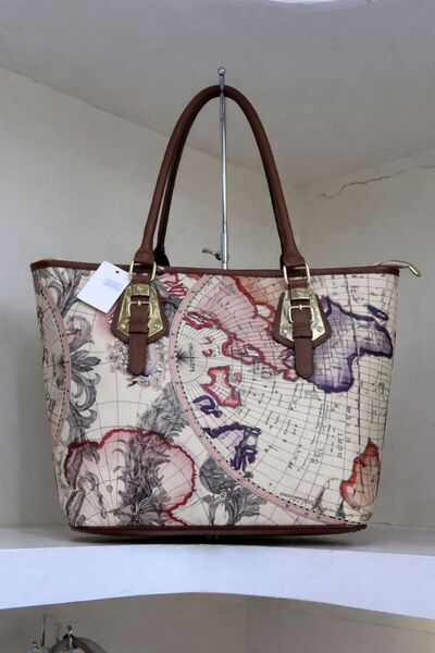 mothers dream Elegant Printed Tote Handbag – Stylish Large Capacity Shoulder ...