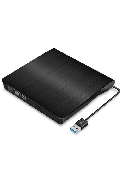 TAPLIN Harici Dvd Rw Usb 3.0 Ultra İnce Cd Dvd Yazıcı Okuyucu - TD-204