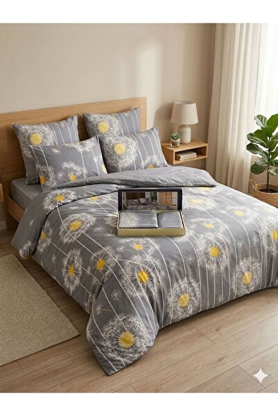 Constanza Exclusive Lunessa Cotton Patterned 200 X 220 cm Double King Size Du...