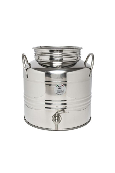 Destilatori Stainless Steel Barrel 15 Liters for Tuica, Palinca, Oil, Milk, s...