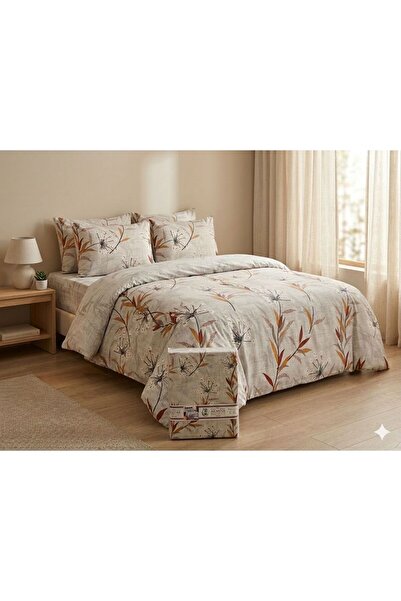 Constanza Exclusive Lunessa Cotton Patterned 200 X 220 cm Double King Size Du...