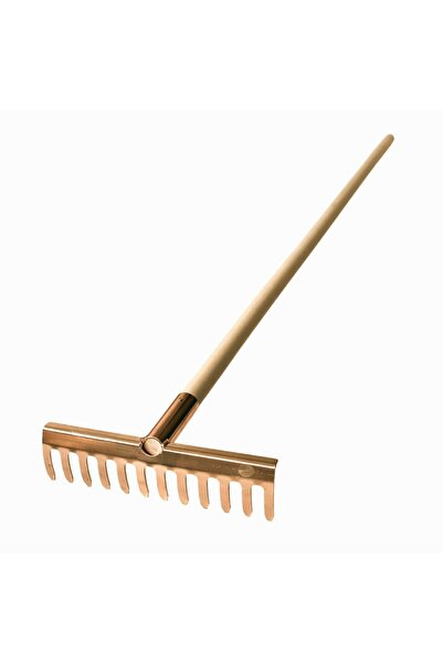 OEM Χάλκινη τσουγκράνα με μακριά λαβή από ξύλο φλαμουριάς, Μπίλκα