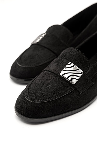 Mamito Ayakkabı INT 7001 Μπαλαρίνες με ίσια σόλα και λεπτομέρεια από μεταλλικ...