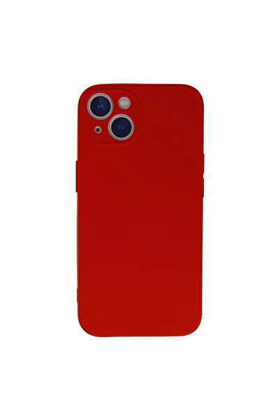 eco port iPhone 13 Mini Compatible Case Nano Velvet Silicone - Red