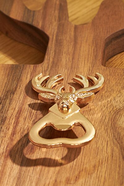 HEDİYEVİM هدية تزيينية لفتاحة زجاجات على شكل غزال للعام الجديد