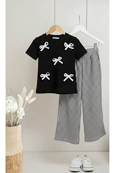 renkli diyar Girls' Short Sleeve Spanish-Style Summer Set