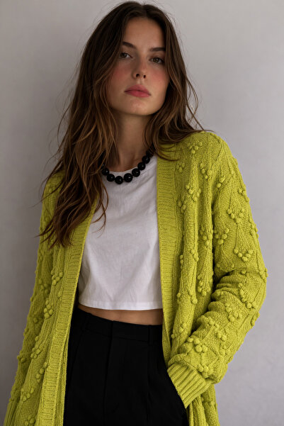 TOFAN TRİKO Poplin Long Cardigan