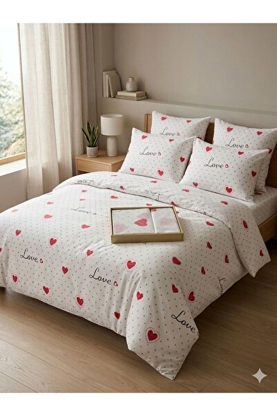 Constanza Exclusive Lunessa Cotton Patterned 200 X 220 cm Double King Size Du...