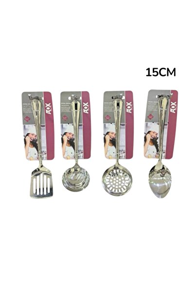 cc bin shihon 4Pcs Set High Quality Stainless Steel Short Serving Spoon with ...