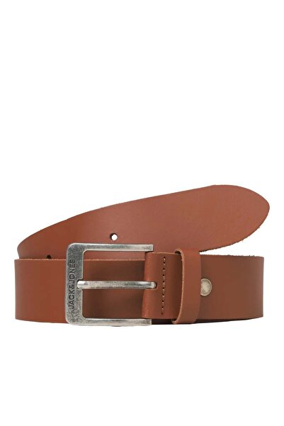Jack & Jones حزام جلد جاكبراجا للرجال