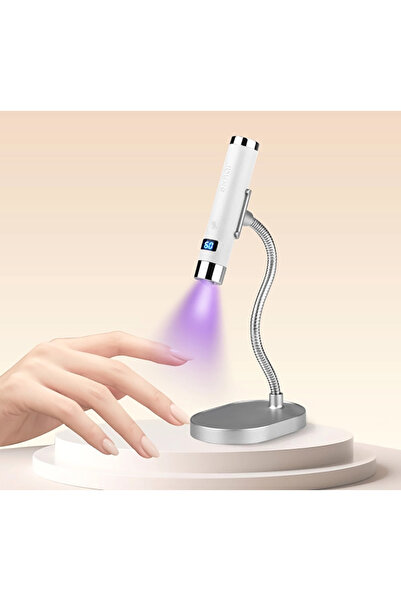 SNRQI G1 Sensörlü Mini Ai Uv Led Lamba Manyetik Standlı Manikür Tırnak Kurutu...