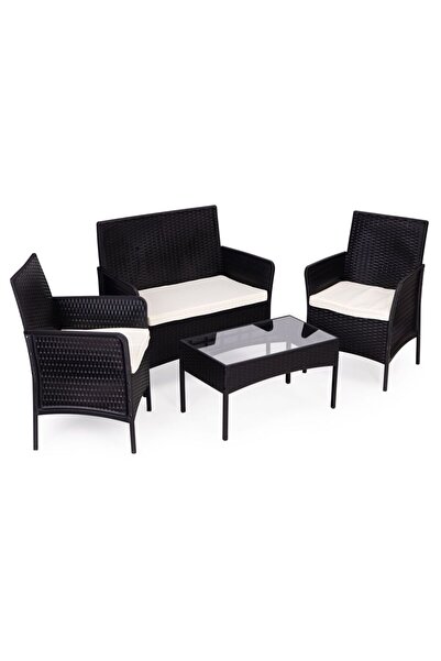 MultiGarden Set mobilier de grădină, masă, canapea și fotolii, efect de ratan...