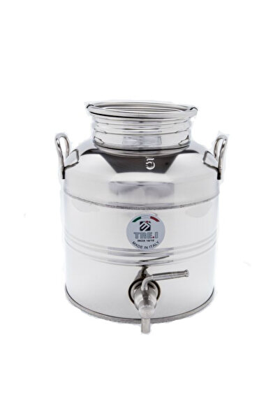 Destilatori 5 Liter Stainless Steel Barrel for Tuica, Palinca, Oil, Milk, set...