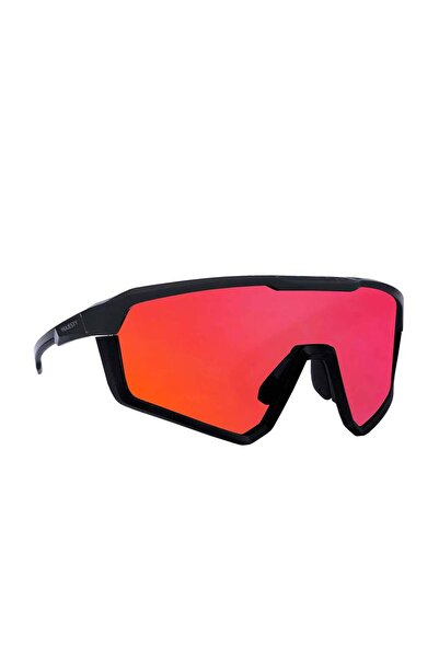 majesty Γυαλιά Ηλίου PRO TOUR Μαύρα/Κόκκινα με Φακό Ρουμπίνι + Διαφανή Φακό