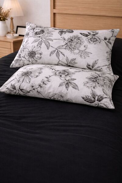 uykulife home collection غطاء وسادة جوكهان أونتاش مكون من قطعتين منقوش