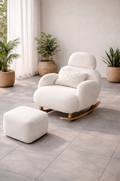 pufunny Sallanır Berjer, Emzirme Koltuğu, Berjer, Baba Koltuğu, Sallanan Sand...