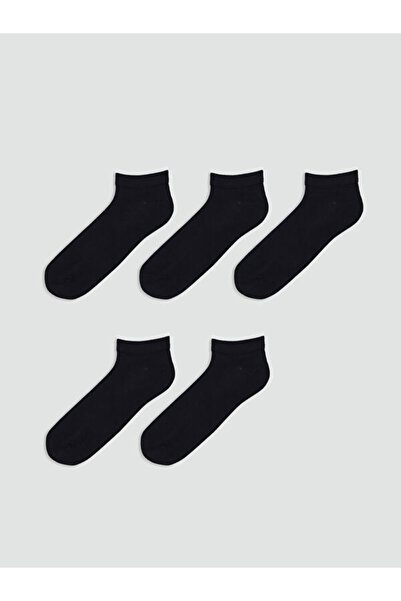 LC Waikiki Rmz Gi̇yi̇m Farkiyla Men's Booties Socks 5-Pack