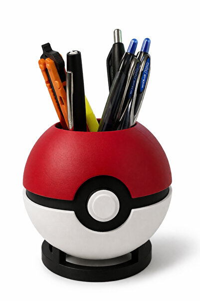 OEM Pokeball Pen Holder and Stand – Pokemon Themed Desktop Organizer