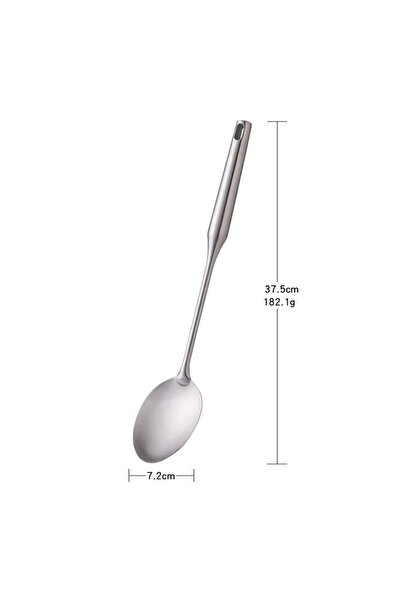 cc bin shihon High Quality Stainless Steel Matte Long Cooking Spoon Anti Rust...