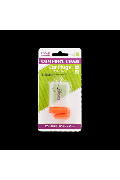 EzyCare Plus Comfort Foam Ear Plugs With String