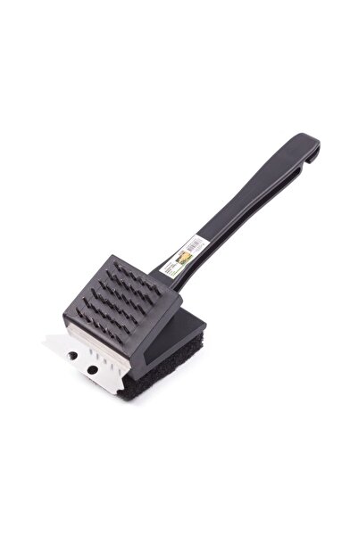 flamma Perie Gratar Grill cu Maner, Racleta, Burete, 3-in-1