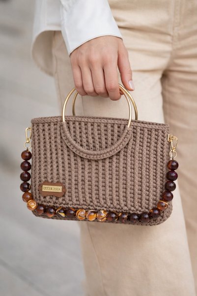 Stelo Forte Hand knitted women's bag