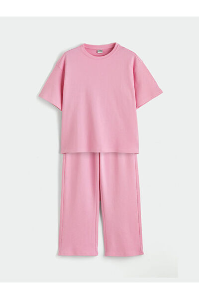 LC Waikiki I Zero Roba Collar Girls' T-Shirt and Sweatpants from Freezen Store