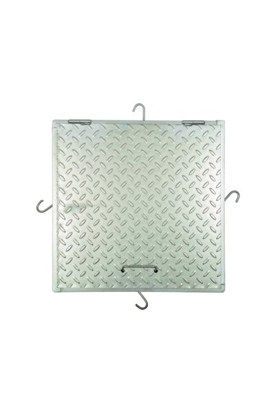 OEM Capac canalizare galvanizat, cu rama, 60x60 cm