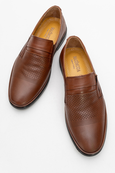 maximoda Genuine Leather, Laceless, Summer, Men's Leather Shoes