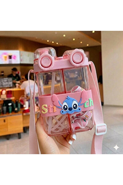 Livava Double Compartment Children's Water Bottle with Character Figures and ...