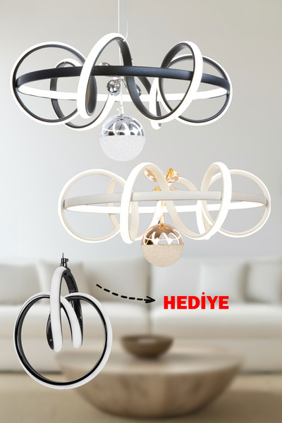 Zeda Teknoloji 3'lü Hediye LED Avize Paketi - Led Avize - Avize Modelleri - S...