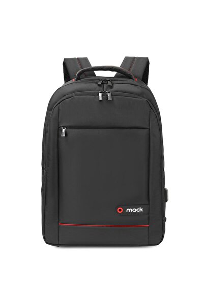 Mack MCC-006 15.6" OFFICE USB GİRİŞLİ NOTEBOOK SIRT ÇANTASI SİYAH