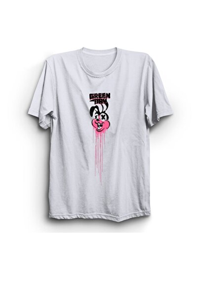 The Fame Μπλουζάκι Green Day, Rabbit Vers-Pink, με στάμπα τραγουδιστικής μουσ...